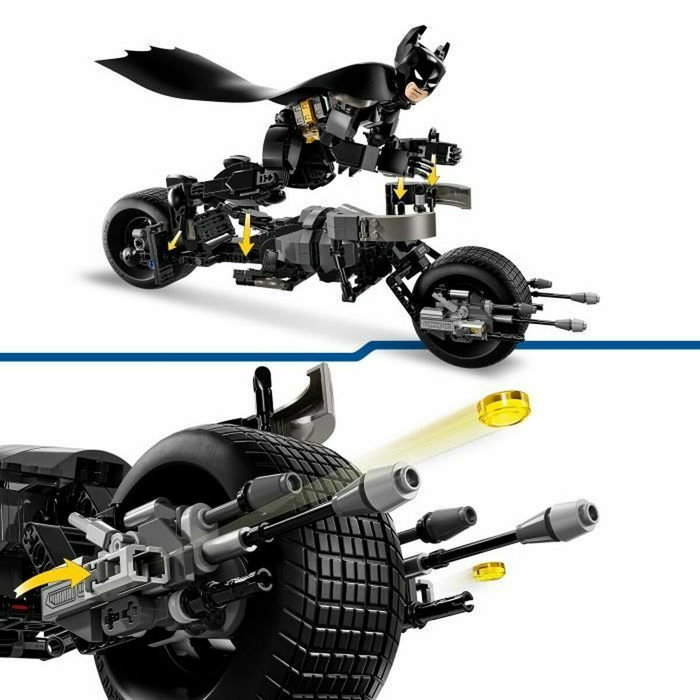 LEGO DC Batman 76273 Figurine de Batman construisible et Batpod