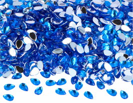 Innspiro Gemas decorativas acrílicas gota azul 5x8mm (5000 unités)