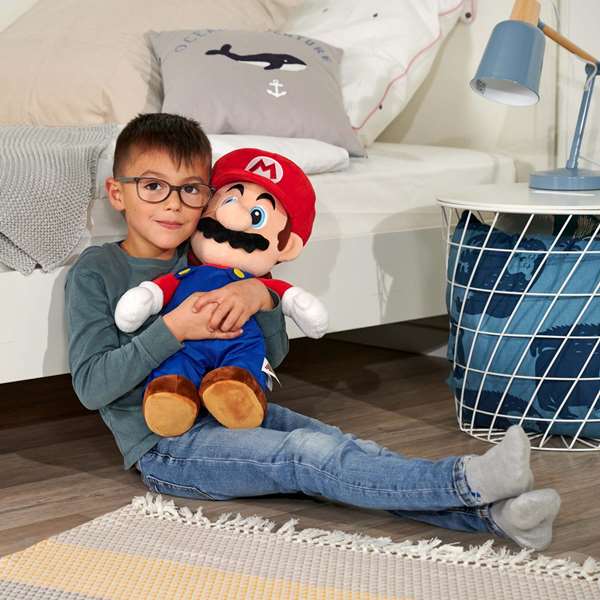 Nintendo Super Mario Bros Peluche en Textil 50 cm Jouet pour Enfants