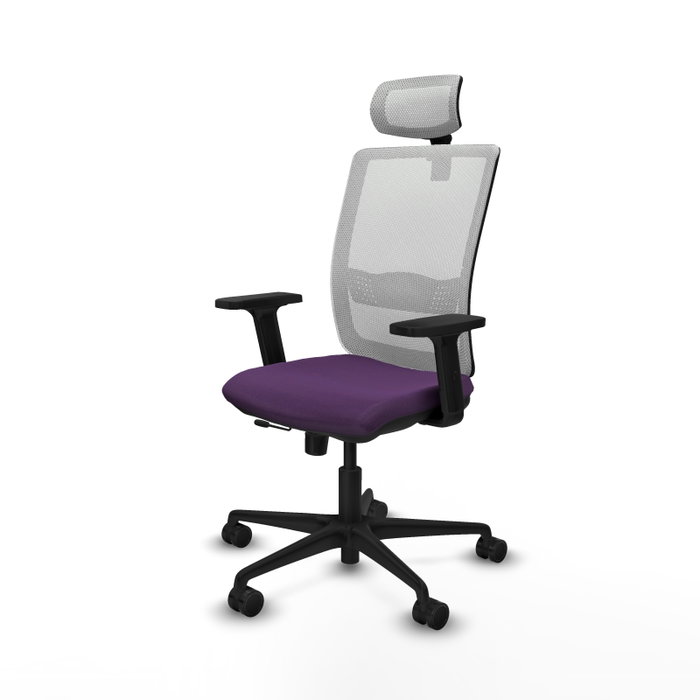 Piqueras Y Crespo Haches, Chaise de bureau Sincro/Traslack, Violet et Blanc Piqueras Y Crespo Haches, Chaise de bureau Sincro/Traslack, Violet et Blanc