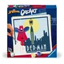 Ravensburger 23891 - CreArt Tableau Peinture par Numéros Spider Man 20x20 cm - Loisir Créatif pour Adultes, à Partir de 12 Ans