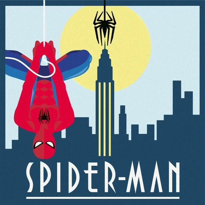 Ravensburger CreArt Peinture par numéros Spider-Man 20x20 cm