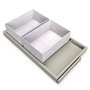 Emuca Kit de plateau et cadre de roulement soft close, module 800mm, Gris pierre