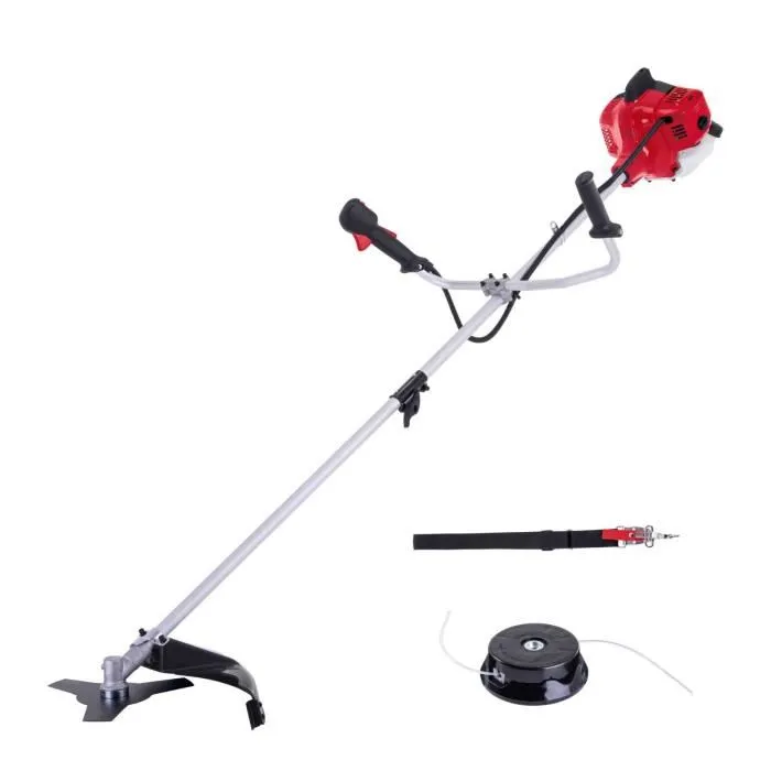 Scheppach BCH2500PB Débroussailleuse thermique 2 en 1 avec coupe-bordure 43 cm, débroussailleuse 25.5 cm, moteur 25.4 cm3 0.9 kW Scheppach BCH2500PB Débroussailleuse thermique 2 en 1 avec coupe-bordure 43 cm, débroussailleuse 25.5 cm, moteur 25.4 cm3 0.9 kW