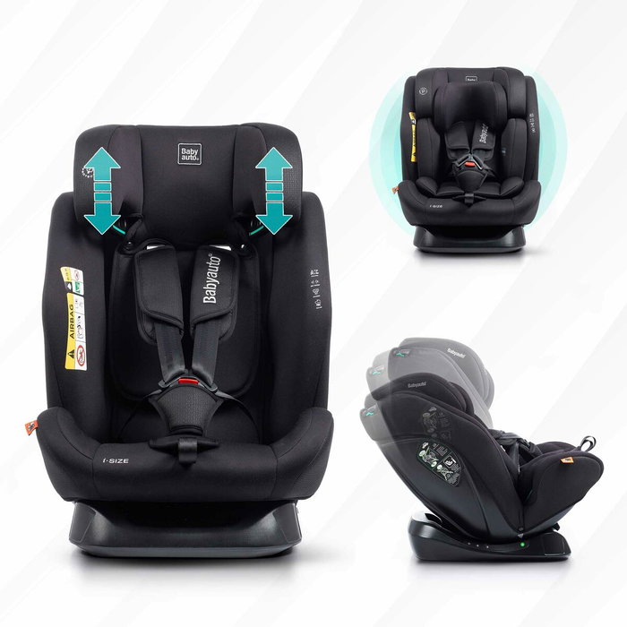 Babyauto LOLO IBELT Siège Auto Noir - Groupes 0/1/2/3 - 40 à 150 cm Babyauto LOLO IBELT Siège Auto Noir - Groupes 0/1/2/3 - 40 à 150 cm