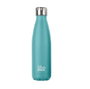 IRISANA Bouteille isotherme en acier inoxydable avec housse néoprène turquoise 500 ml