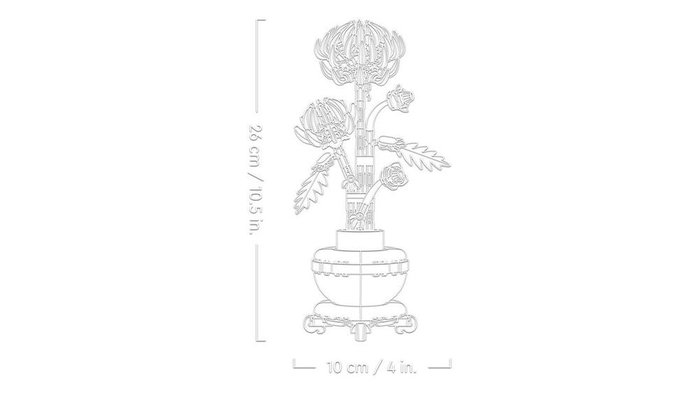 LEGO Icons Le chrysanthème 10368, set de construction floral pour adultes LEGO Icons Le chrysanthème 10368, set de construction floral pour adultes