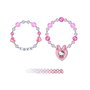 Cerdá Bracelet Bijou Fantaisie Hello Kitty 8.9 x 8.9 x 0.1 cm - Rose Fuchsia - Âge minimum 4 ans