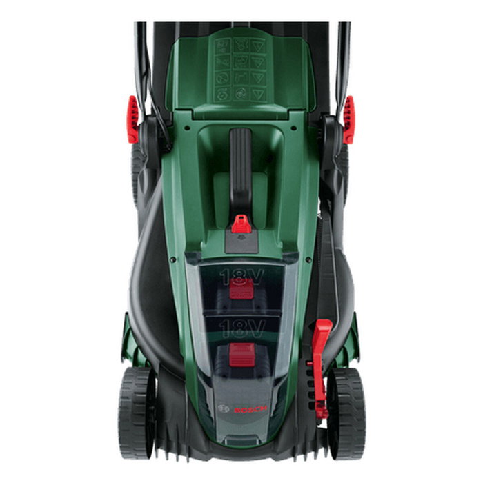 Bosch UniversalRotak 37-550 Cortéspedes avec 2 batteries 4 Ah et chargeur