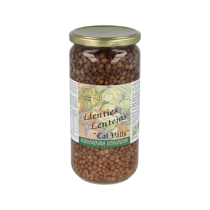 CAL VALLS Lentilles cuites BIO 500g CAL VALLS Lentilles cuites BIO 500g
