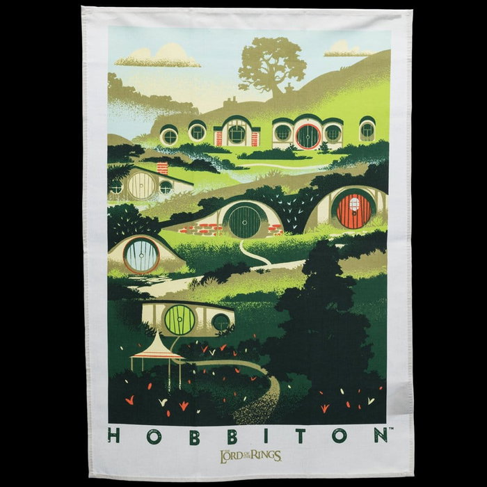 Weta Workshop Set de 2 torchons Le Seigneur des Anneaux Rivendell & Hobbiton 70 cm Weta Workshop Set de 2 torchons Le Seigneur des Anneaux Rivendell & Hobbiton 70 cm