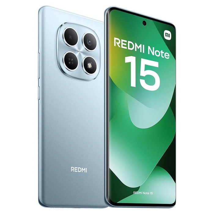 Xiaomi Redmi Note 15 4G 6GB RAM 128GB Bleu Glacial Écran AMOLED 6.77" 108MP 6000mAh Xiaomi Redmi Note 15 4G 6GB RAM 128GB Bleu Glacial Écran AMOLED 6.77" 108MP 6000mAh
