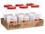 Vivalto Bocal en verre 3L avec couvercle rouge et anse 13x24x13 cm (Set de 6)