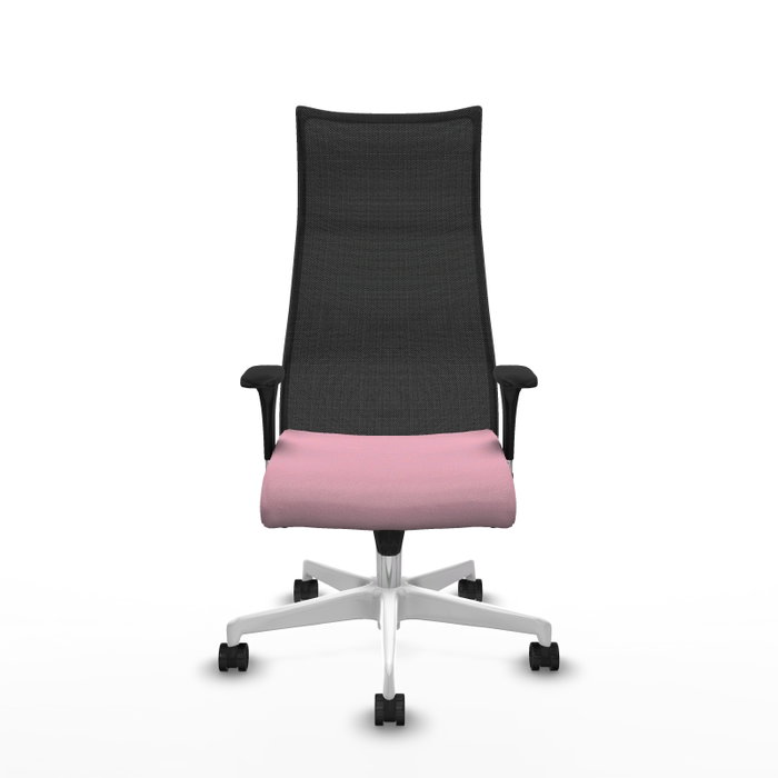 Piqueras y Crespo Chaise de Bureau Albacete XL Rose et Noir