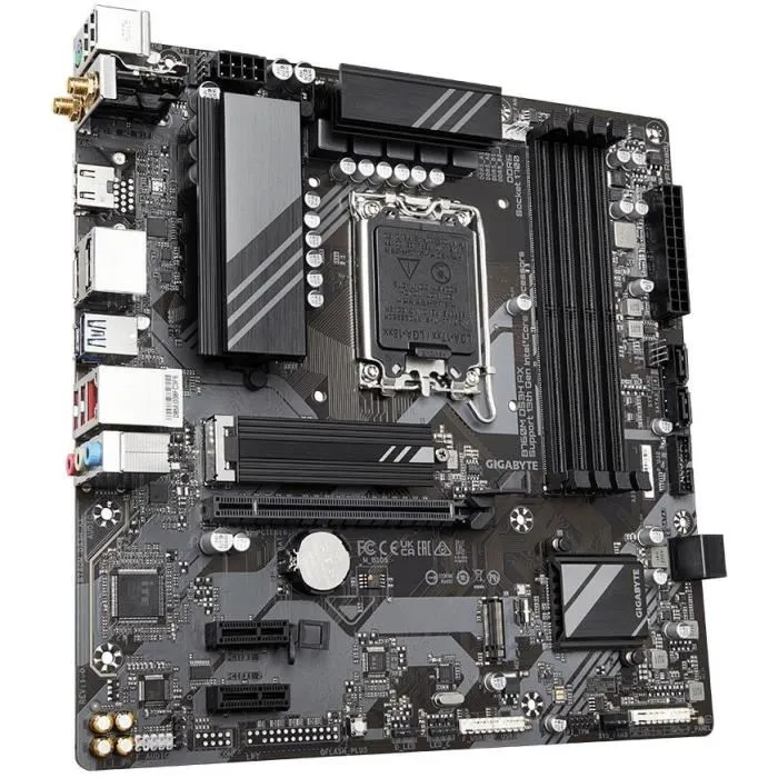 Gigabyte B760M DS3H AX Carte Mère Socket LGA 1700 DDR5 Wi-Fi 6E