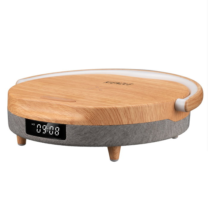Kienzle Réveil LED avec Haut-parleur Bluetooth et Chargeur Sans Fil