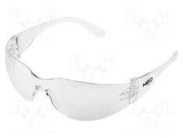 NEO TOOLS Lunettes de protection transparentes en polycarbonate