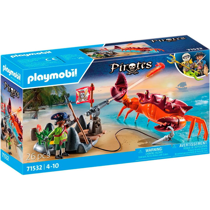 Playmobil Pirates - Bataille avec le crabe géant 71532