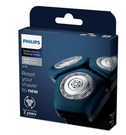 Philips Lames de rechange Series 5000/7000 SH71/50 Silver 3-Pack