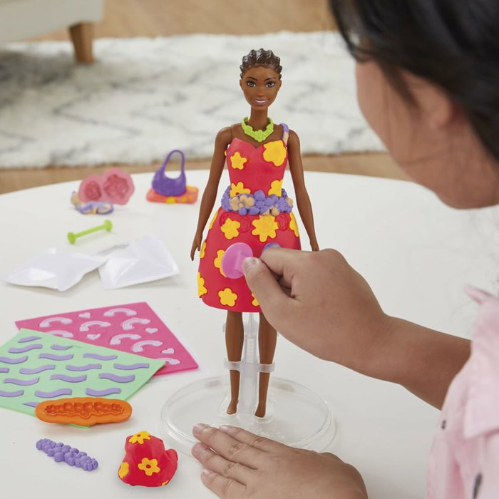 Play-Doh Barbie Fleurs et fleurons, pack de recharges multicolore