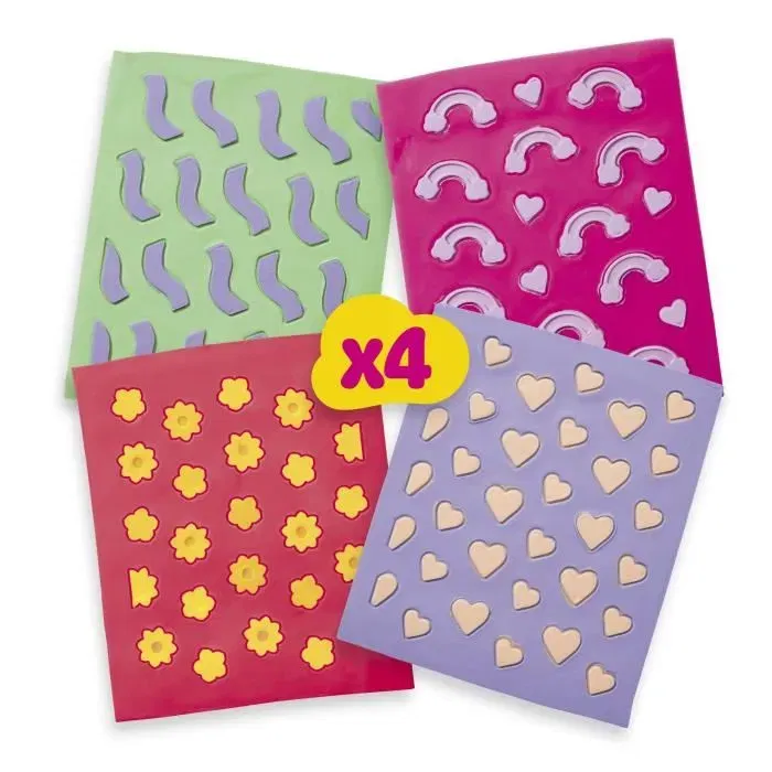 Play-Doh Barbie - Lot de recharges de pâte à modeler Fleurs et Fleurons, accessoires multicolores