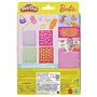Play-Doh Barbie - Lot de recharges de pâte à modeler Fleurs et Fleurons, accessoires multicolores