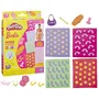 Play-Doh Barbie - Lot de recharges de pâte à modeler Fleurs et Fleurons, accessoires multicolores
