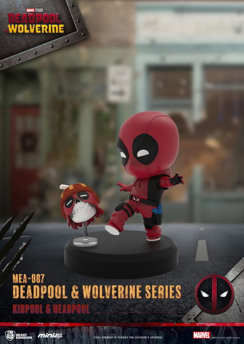 Deadpool 3 figurines Deadpool & Wolverine Series Mini Egg Attack Set 8 cm