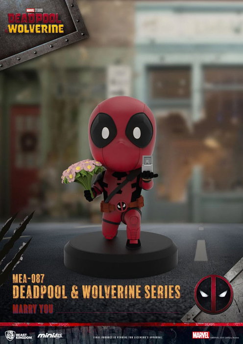 Deadpool 3 figurines Deadpool & Wolverine Series Mini Egg Attack Set 8 cm
