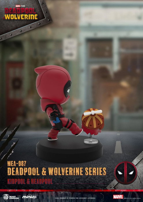 Deadpool 3 figurines Deadpool & Wolverine Series Mini Egg Attack Set 8 cm