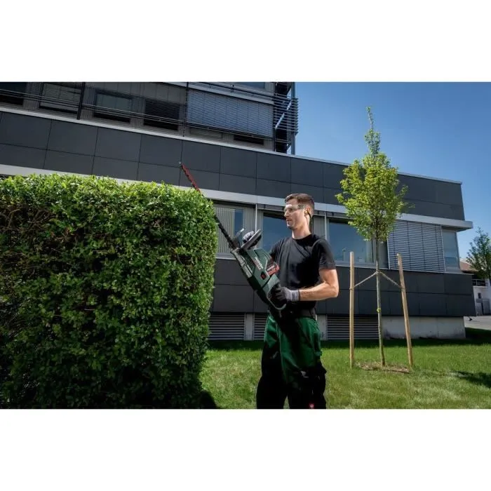 Metabo Taille-haies sans fil HS 18 LTX BL 75, Moteur Brushless, Poignée rotative 5 positions, Protection de lame, Dual Cut