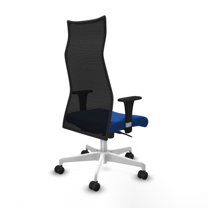 Piqueras y Crespo Chaise de Bureau Albacete XL Bleu et Noir