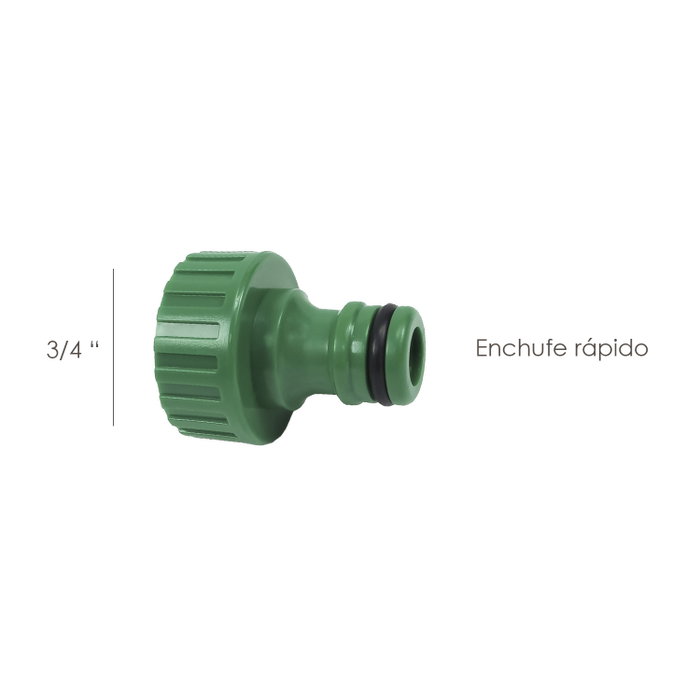 SATURNIA Raccord tuyau plastique 3/4 femelle vrac