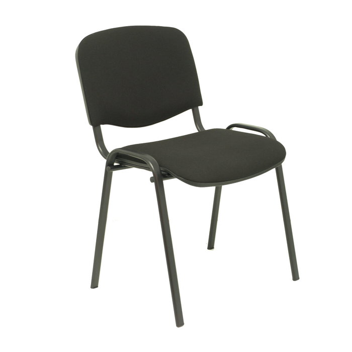Nowy Styl Chaise Iso en tissu noir sans bras (Pack de 4)