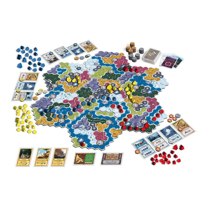 Devir Winter Kingdom – Jeu de société stratégique pour 2 à 4 joueurs, dès 8 ans