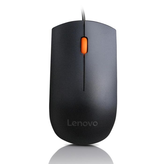 Lenovo 300 - Souris USB ergonomique pour PC avec capteur optique haute précision 1600 DPI Lenovo 300 - Souris USB ergonomique pour PC avec capteur optique haute précision 1600 DPI