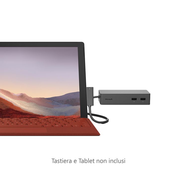 Microsoft Surface Dock 2 - Station d'accueil USB-C pour tablettes et ordinateurs portables - Noir Microsoft Surface Dock 2 - Station d'accueil USB-C pour tablettes et ordinateurs portables - Noir