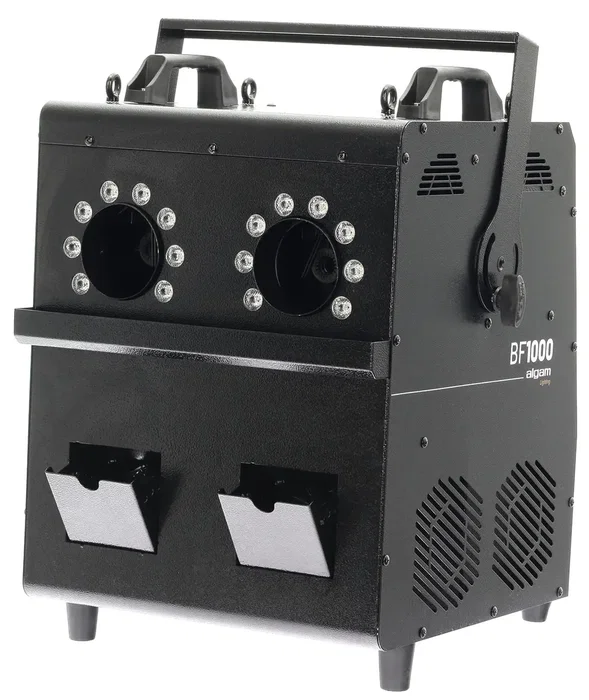 Algamlight Machine à Bulles et Fumée Professionnelle 1000W avec LED RGB et Télécommande