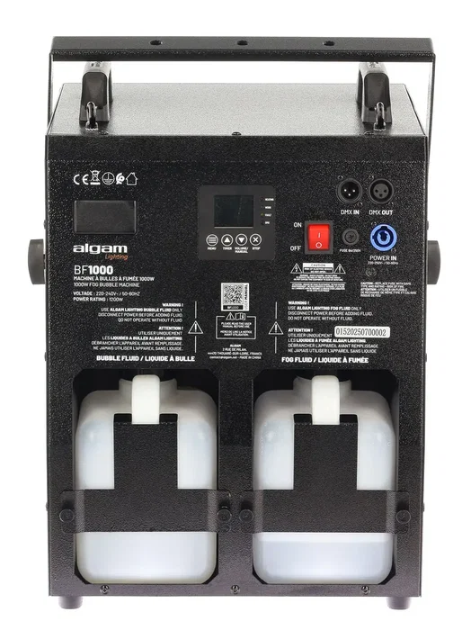 Algamlight Machine à Bulles et Fumée Professionnelle 1000W avec LED RGB et Télécommande
