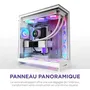 NZXT CM-H92FW-P1 Boîtier PC H9 Flow RGB Blanc avec Ventilateurs RGB et Contrôleur CAM