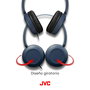 Casque JVC HA-S31M-A Bleu