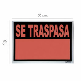 WOLFPACK LINEA PROFESIONAL Panneau Se traspasa 50x35 cm