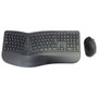 Conceptronic ORAZIO02ES Kit Teclado et Souris sans fil 2.4GHz Ergonomique Clavier Espagnol 125 touches Souris 6 boutons DPI réglable