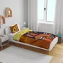 Parure de lit Naruto - Naruto et Kakashi - Microfibre - 1 housse de couette 140x200 cm + 1 taie 63x63 cm - Produit sous licence
