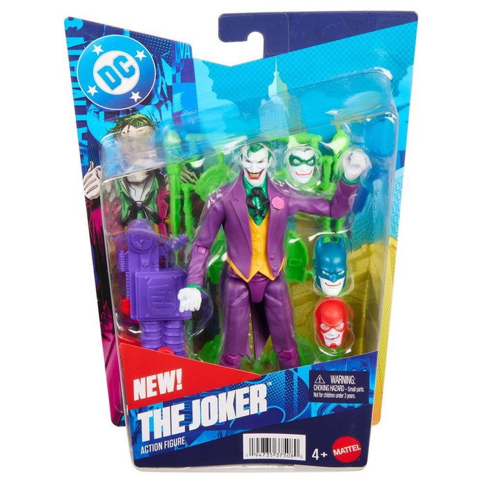 Mattel DC Premier Le Joker - Figurine articulée 16,5 cm