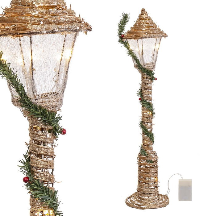 BigBuy Home Lampadaire Lanterne Vert et Doré BigBuy Home Lampadaire Lanterne Vert et Doré