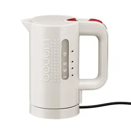 Bodum BISTRO - Bouilloire électrique 700W - 0,5 L - Blanc - Compacte et design pour studio ou bureau