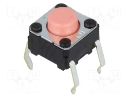 Aratas (Formerly Omron Components) Microcommutateur TACT B3F-1025 Rose