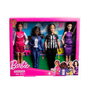 Barbie - Set de 4 Figurines Sportives (Carreras Deportivas) Hkt80 - Mattel - Jouet +3 Ans