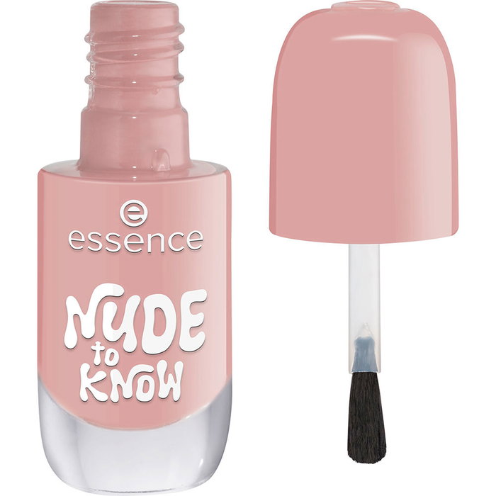 Essence Vernis à ongles gel N°30 Nude To Know - Vernis gel brillant sans lampe UV, 8 ml, application facile, finition longue durée jusqu'à 10 jours